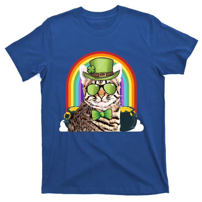 Savannah Cat Leprechaun Funny St Patricks Day Gift T-Shirt