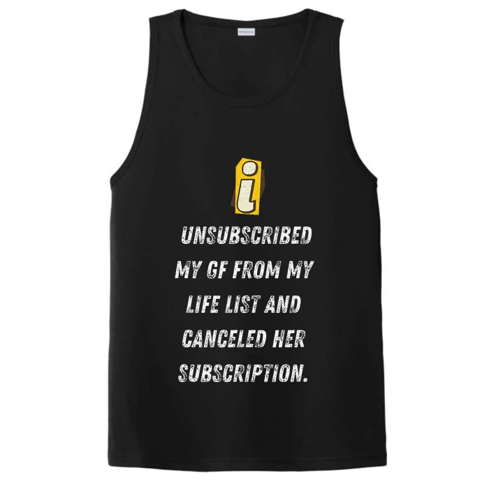 Subscription Canceled Life’S New Chapter Gift Performance Tank