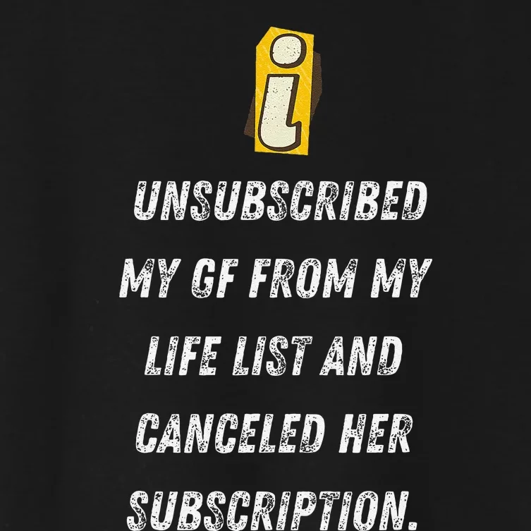 Subscription Canceled Life’S New Chapter Gift Women's Crop Top Tee