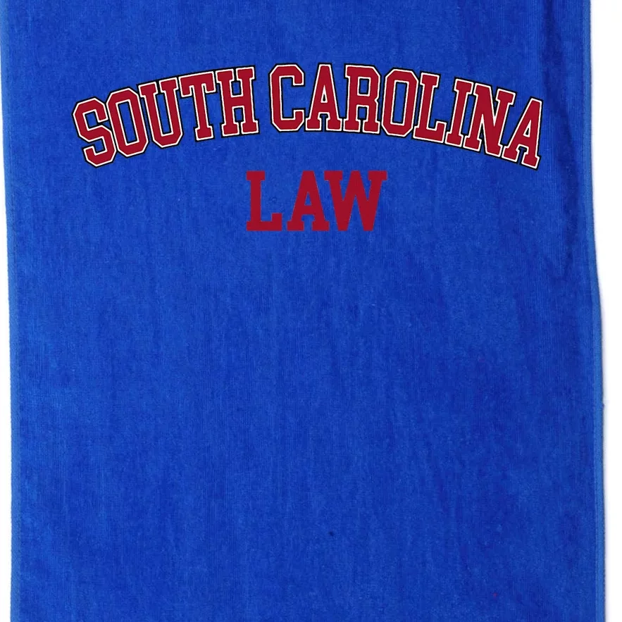 South Carolina Law Attorney Bar Graduate Lawyer College Platinum Collection Golf Towel