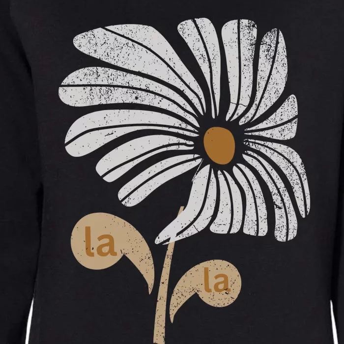 Subtle Comma La Flower Womens California Wash Sweatshirt