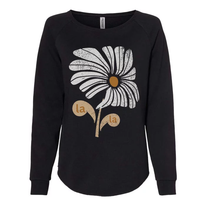 Subtle Comma La Flower Womens California Wash Sweatshirt