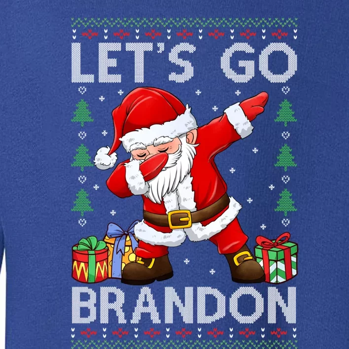 Santa Claus Let’s Go Braden Brandon Christmas Ugly Sweater Cool Gift Toddler Sweatshirt