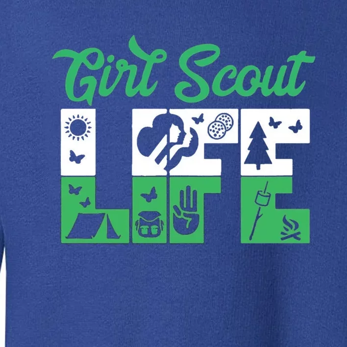 Scout Cookie Life Troop Leader Momlife Gift Meaningful Gift Toddler Sweatshirt