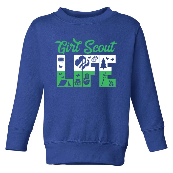 Scout Cookie Life Troop Leader Momlife Gift Meaningful Gift Toddler Sweatshirt