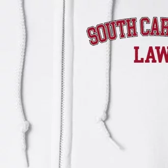 South Carolina Law Attorney Bar Graduate Lawyer Full Zip Hoodie