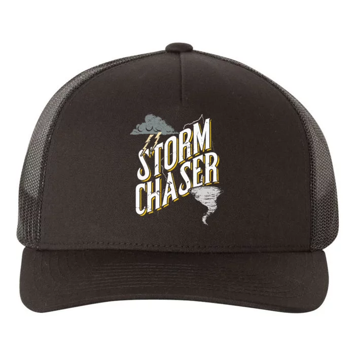 Storm Chaser Lightning Tornado Hurricane Storm Chasing Yupoong Adult 5-Panel Trucker Hat