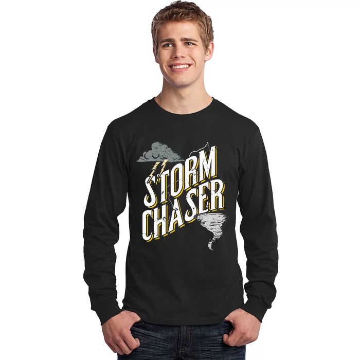 Storm Chaser Lightning Tornado Hurricane Storm Chasing Long Sleeve Shirt