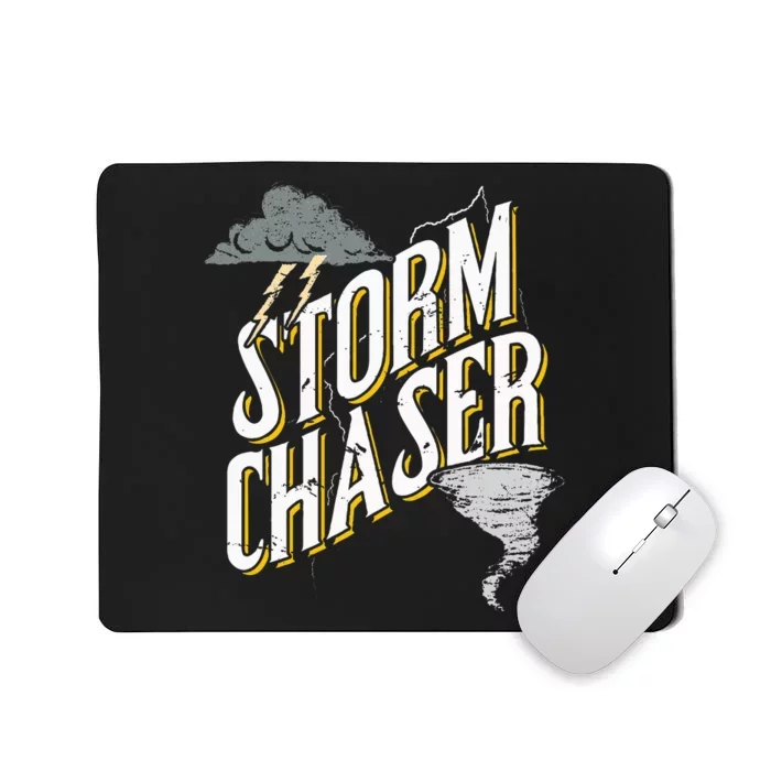 Storm Chaser Lightning Tornado Hurricane Storm Chasing Mousepad