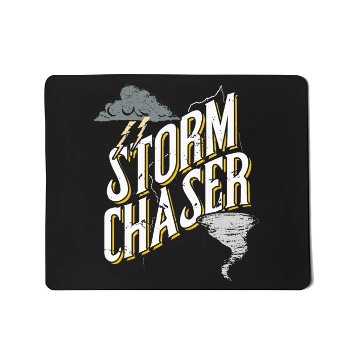 Storm Chaser Lightning Tornado Hurricane Storm Chasing Mousepad