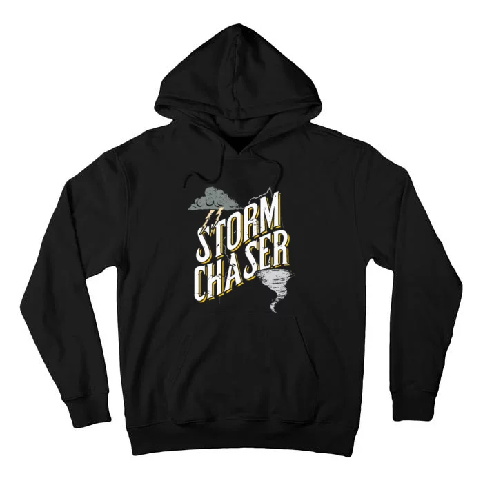 Storm Chaser Lightning Tornado Hurricane Storm Chasing Tall Hoodie