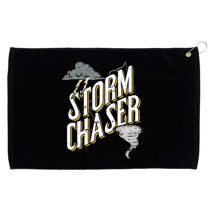 Storm Chaser Lightning Tornado Hurricane Storm Chasing Grommeted Golf Towel