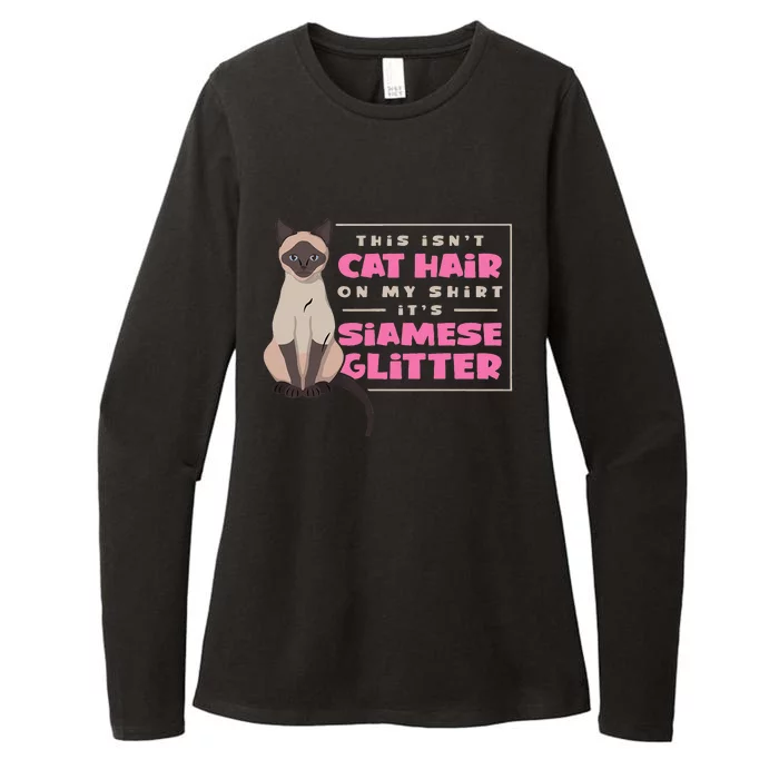 Siamese Cat Lover Womens CVC Long Sleeve Shirt