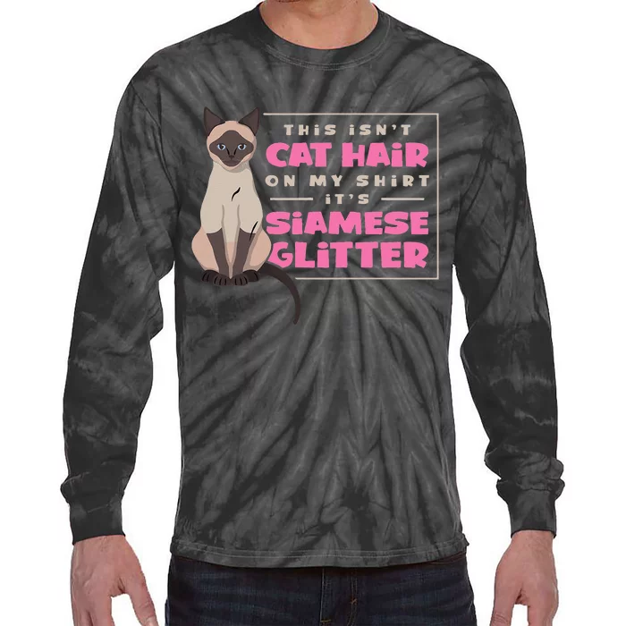 Siamese Cat Lover Tie-Dye Long Sleeve Shirt