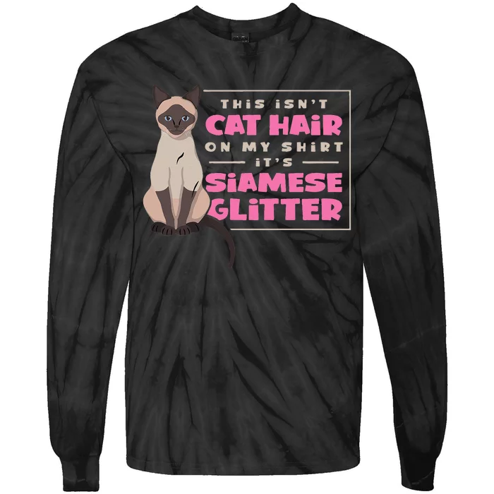 Siamese Cat Lover Tie-Dye Long Sleeve Shirt