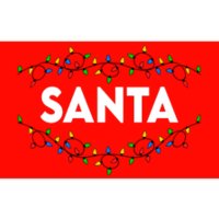 Santa Christmas Lights Funny Matching Couples Christmas Bumper Sticker