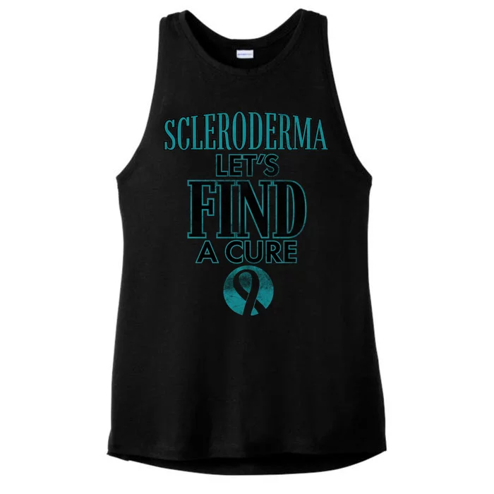 Scleroderma Let's Find A Cure Ladies Tri-Blend Wicking Tank