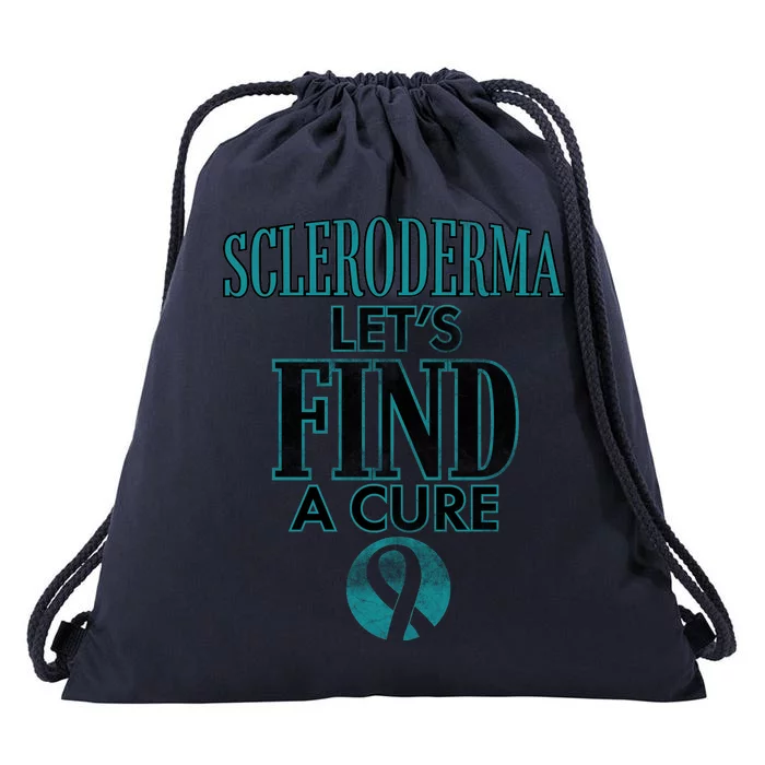 Scleroderma Let's Find A Cure Drawstring Bag