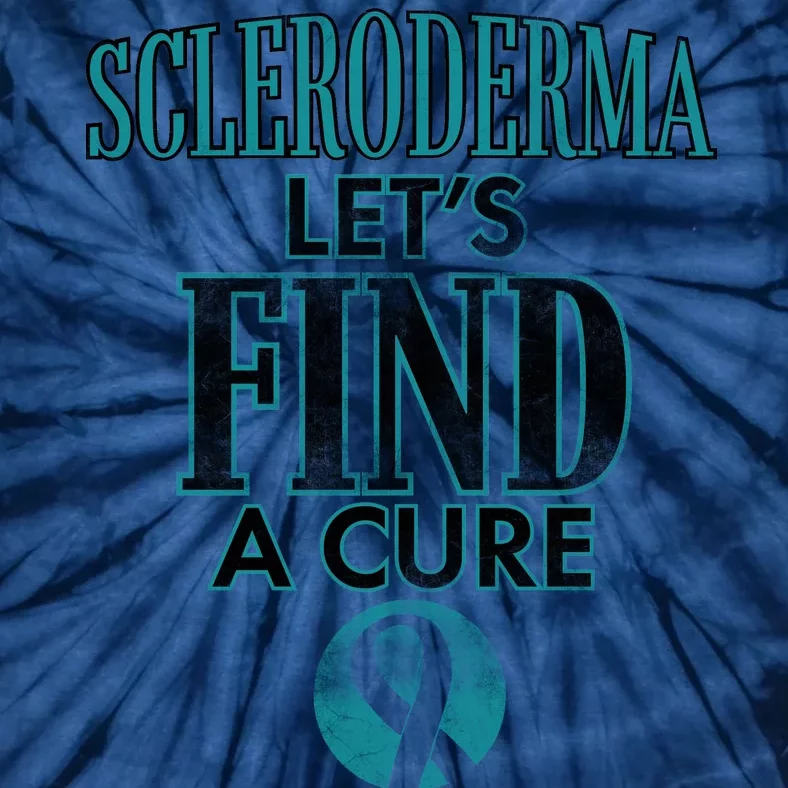 Scleroderma Let's Find A Cure Tie-Dye T-Shirt