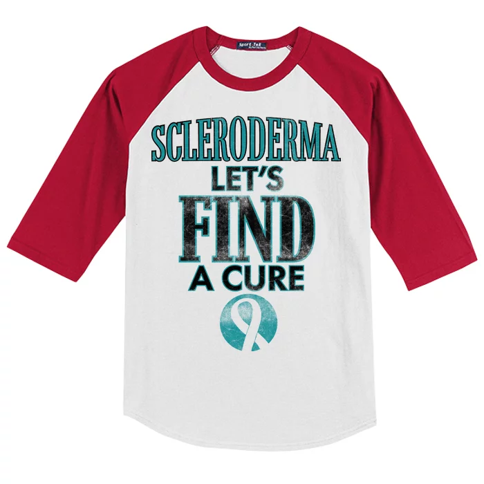 Scleroderma Let's Find A Cure Kids Colorblock Raglan Jersey