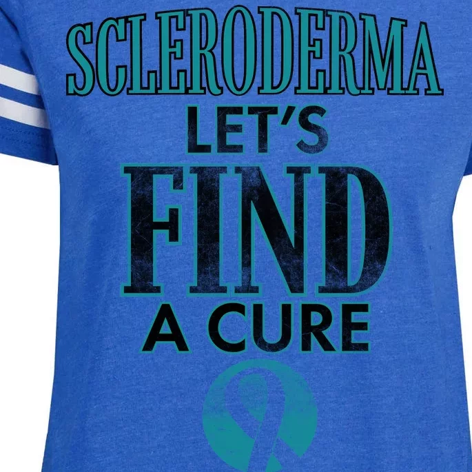 Scleroderma Let's Find A Cure Enza Ladies Jersey Football T-Shirt