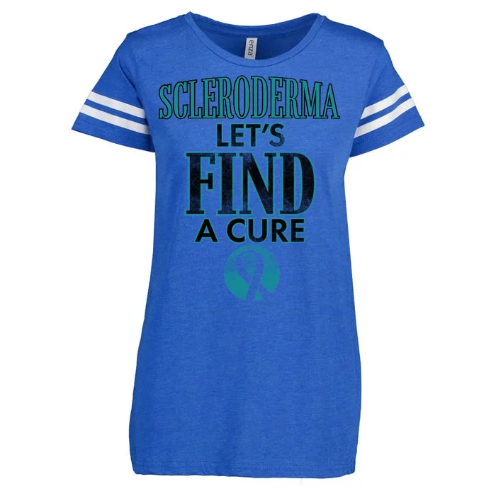 Scleroderma Let's Find A Cure Enza Ladies Jersey Football T-Shirt