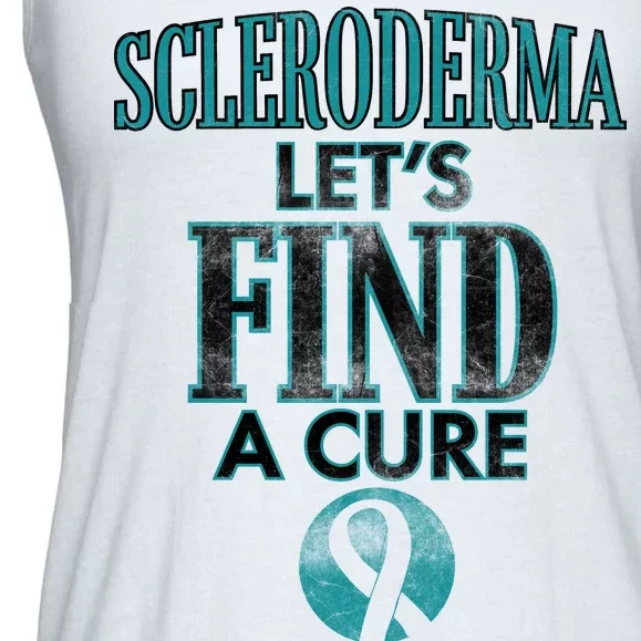 Scleroderma Let's Find A Cure Ladies Essential Flowy Tank