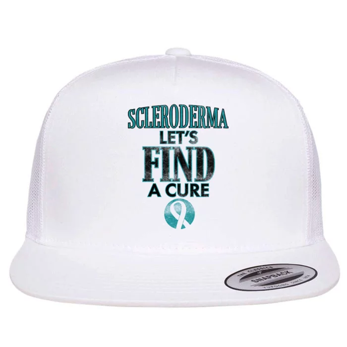 Scleroderma Let's Find A Cure Flat Bill Trucker Hat