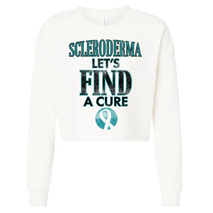 Scleroderma Let's Find A Cure Cropped Pullover Crew