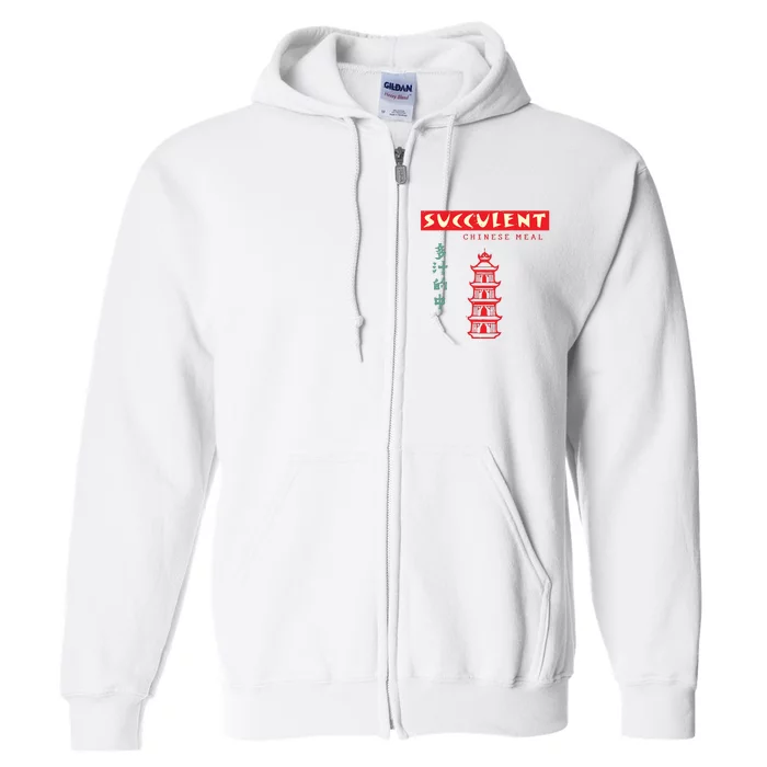 Succulent Chinese Meal Democracy Manifest Full Zip Hoodie