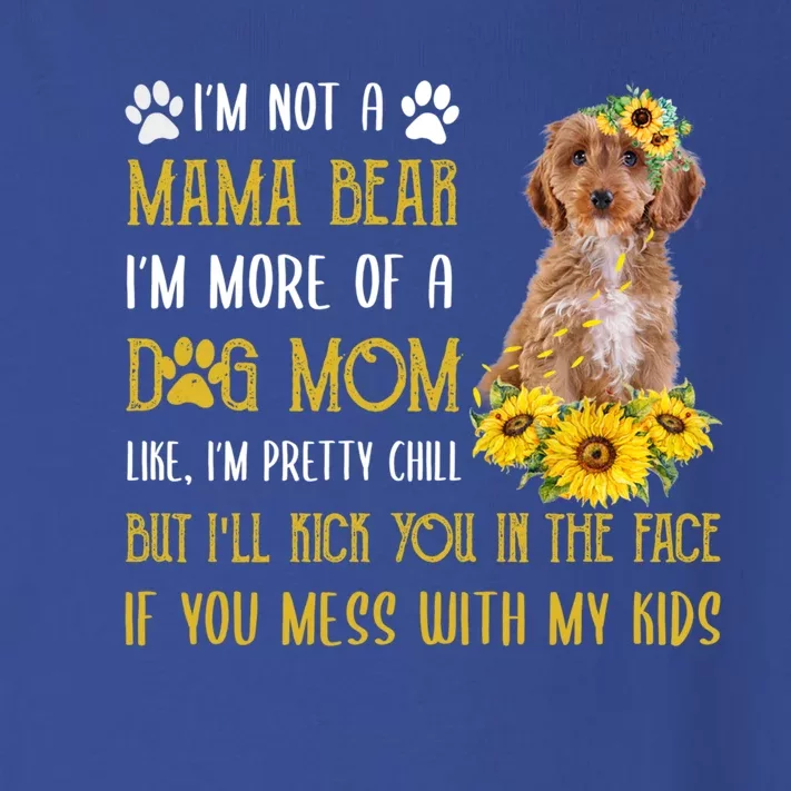 Sunflower Cockapoo Mom Mothers Day Dog Mom Great Gift Toddler Long Sleeve Shirt