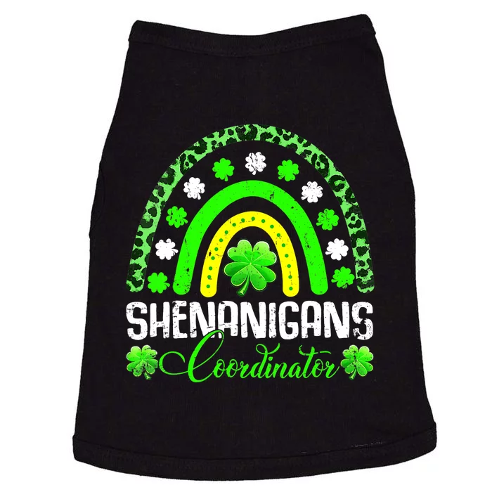 Shenanigans Coordinator Matching Teacher St Patrick's Day Doggie Tank