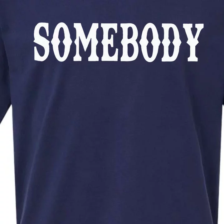 Somebody Couples Matching Somebodys Problem Sueded Cloud Jersey T-Shirt