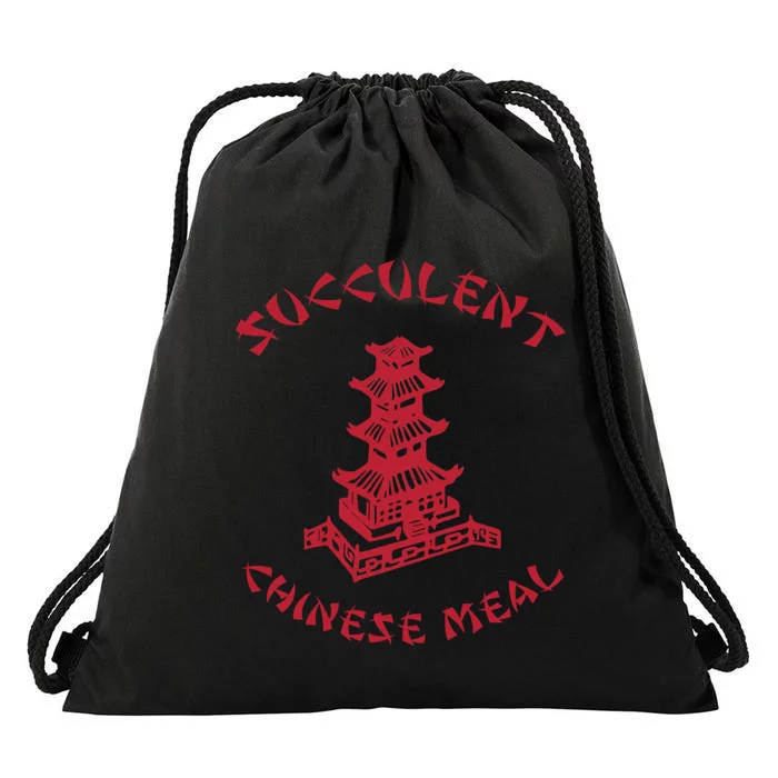 Succulent Chinese Meal Chinese Take Out Take Away Drawstring Bag