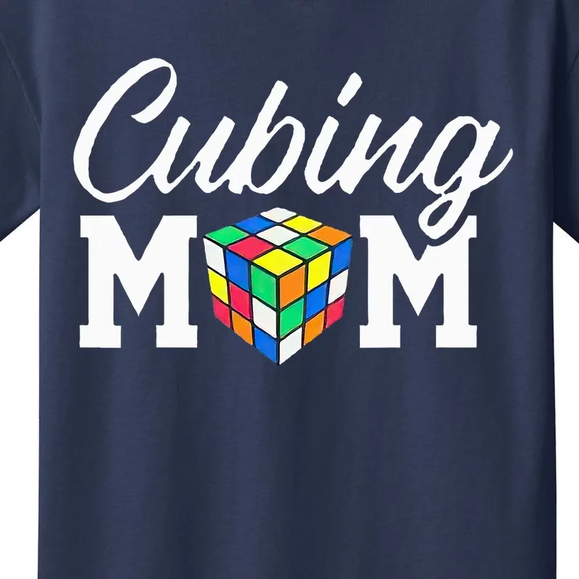 Speed Cube Mom Cuber Puzzle Cubing Mother Kids T-Shirt