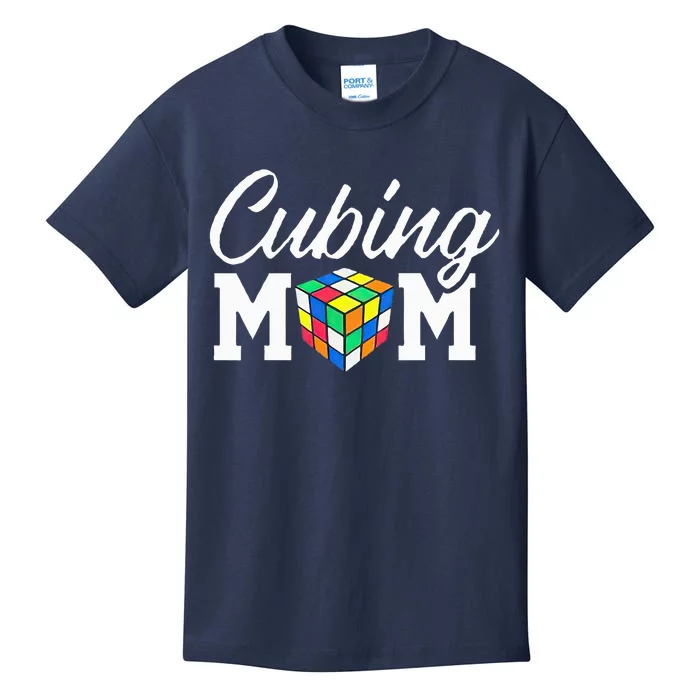 Speed Cube Mom Cuber Puzzle Cubing Mother Kids T-Shirt