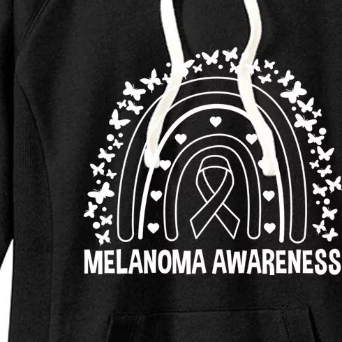 Skin Cancer Melanoma Awareness Melanoma Gift Women's Fleece Hoodie