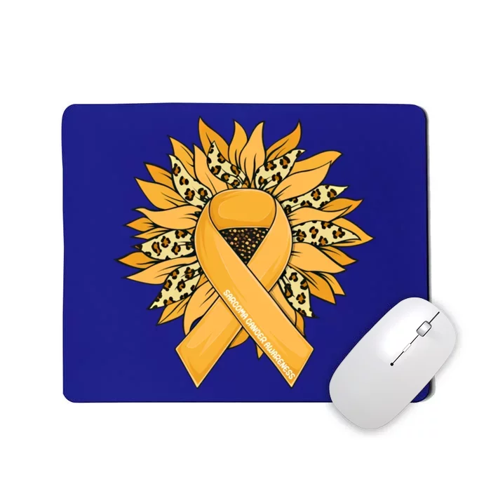 Sarcoma Cancer Meaningful Gift Sunflower Sarcoma Cancer Awareness Gift Mousepad