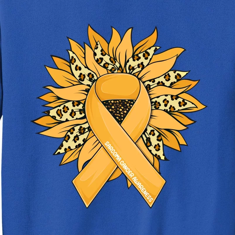 Sarcoma Cancer Meaningful Gift Sunflower Sarcoma Cancer Awareness Gift Tall Sweatshirt