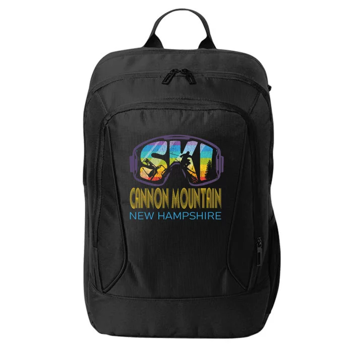 Ski Cannon Mountain New Hampshire Skiing Vacation City Backpack