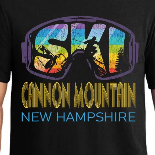 Ski Cannon Mountain New Hampshire Skiing Vacation Pajama Set