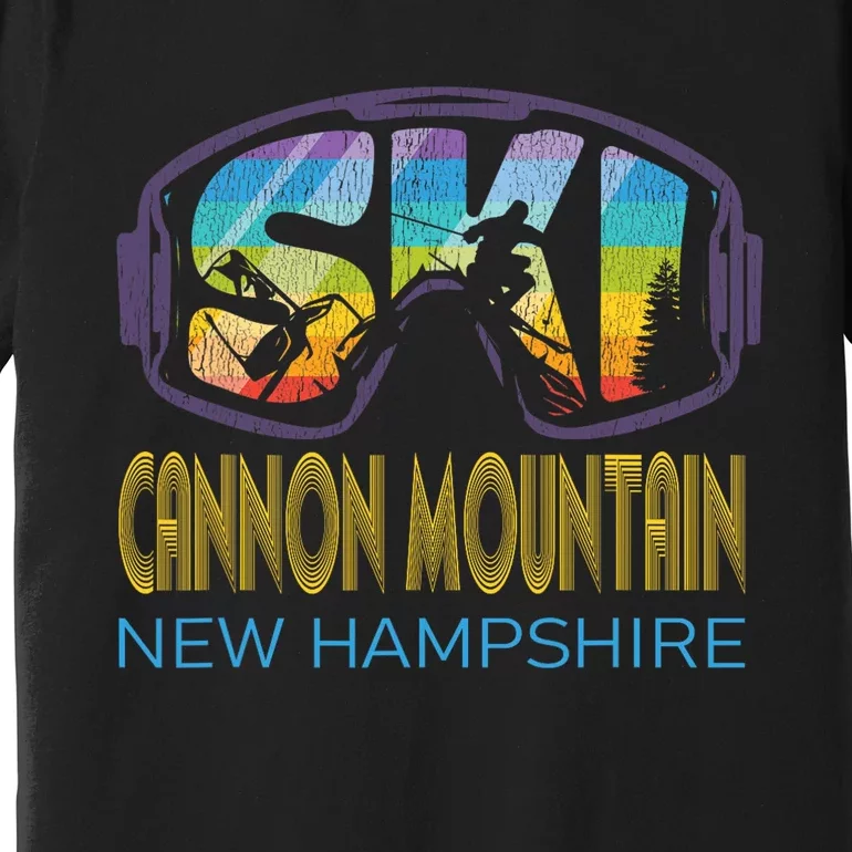 Ski Cannon Mountain New Hampshire Skiing Vacation Premium T-Shirt