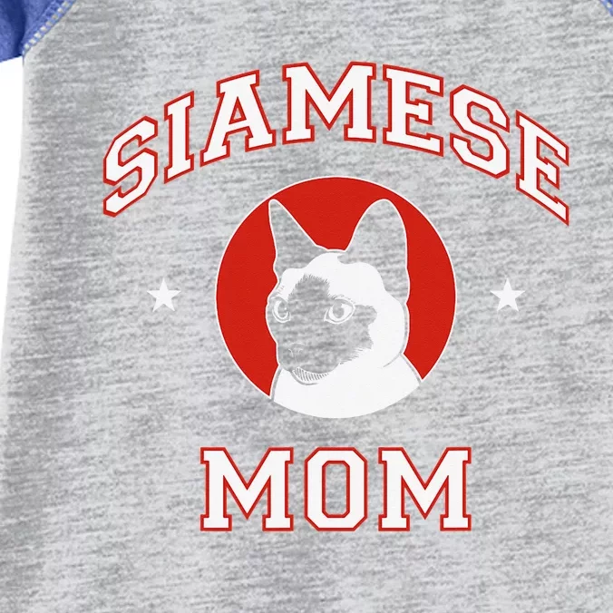 Siamese Cat Mom Infant Baby Jersey Bodysuit