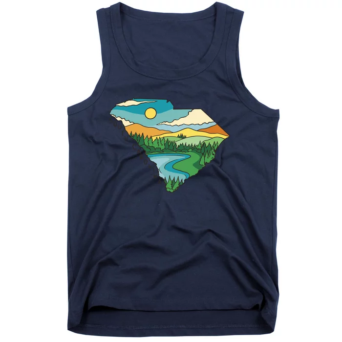 South Carolina Map Tank Top