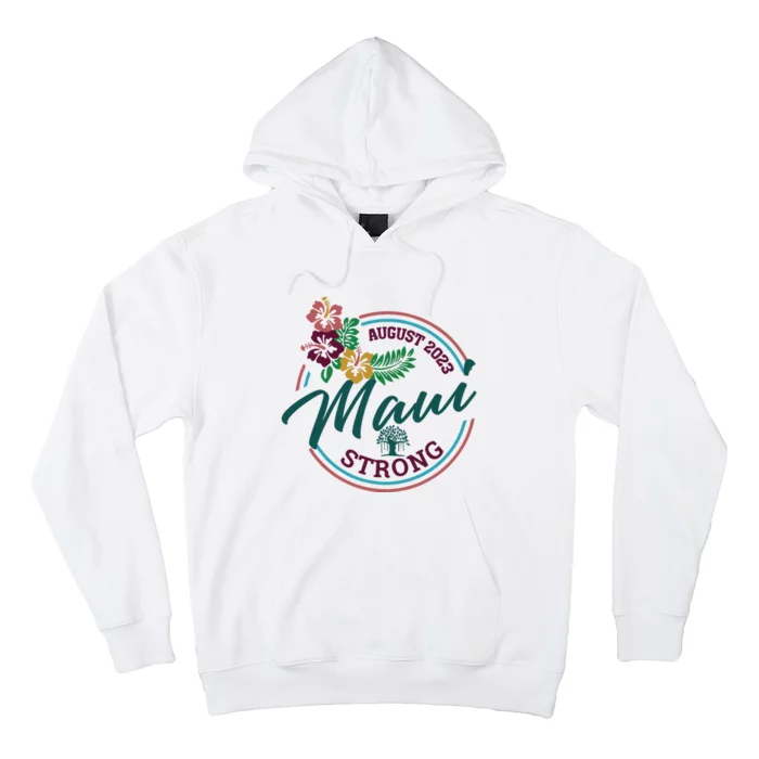 Supportive Colorful Maui Strong Lahaina Banyan Tree Hoodie