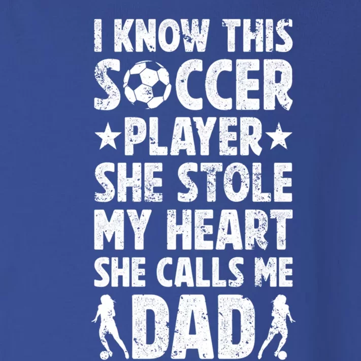 She Calls Me Dad Of A Soccer Player Father Soccer Dad Gift Toddler Long Sleeve Shirt