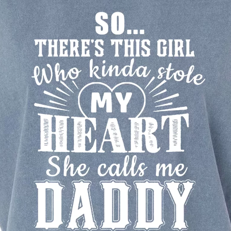 She Calls Me Daddy Cool Gift Garment-Dyed Women's Muscle Tee