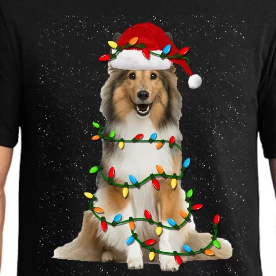 Sheltie Christmas Meaningful Gift Sheltie Dog Xmas Gift Pajama Set