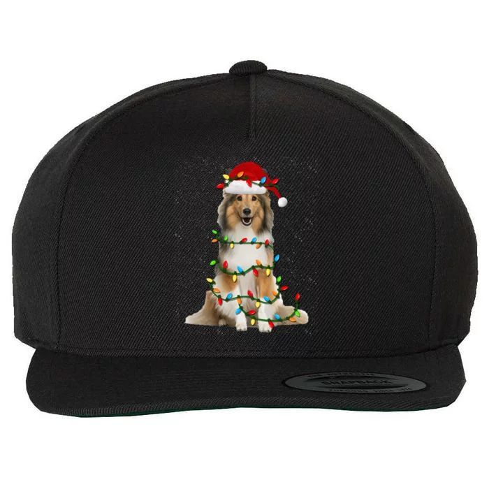 Sheltie Christmas Meaningful Gift Sheltie Dog Xmas Gift Wool Snapback Cap