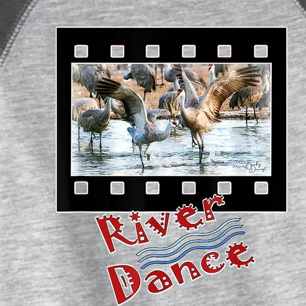 Sandhill Crane Migration Photograph River Dance Toddler Fine Jersey T-Shirt